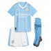 Manchester City Jack Grealish #10 Domáci Detský futbalový dres 2023-24 Krátky Rukáv (+ trenírky)